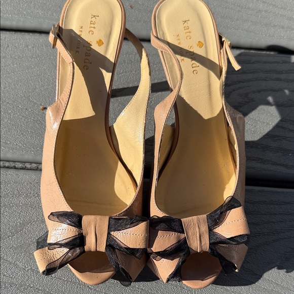 Kate Spade Tan Heels - Picture 1 of 5